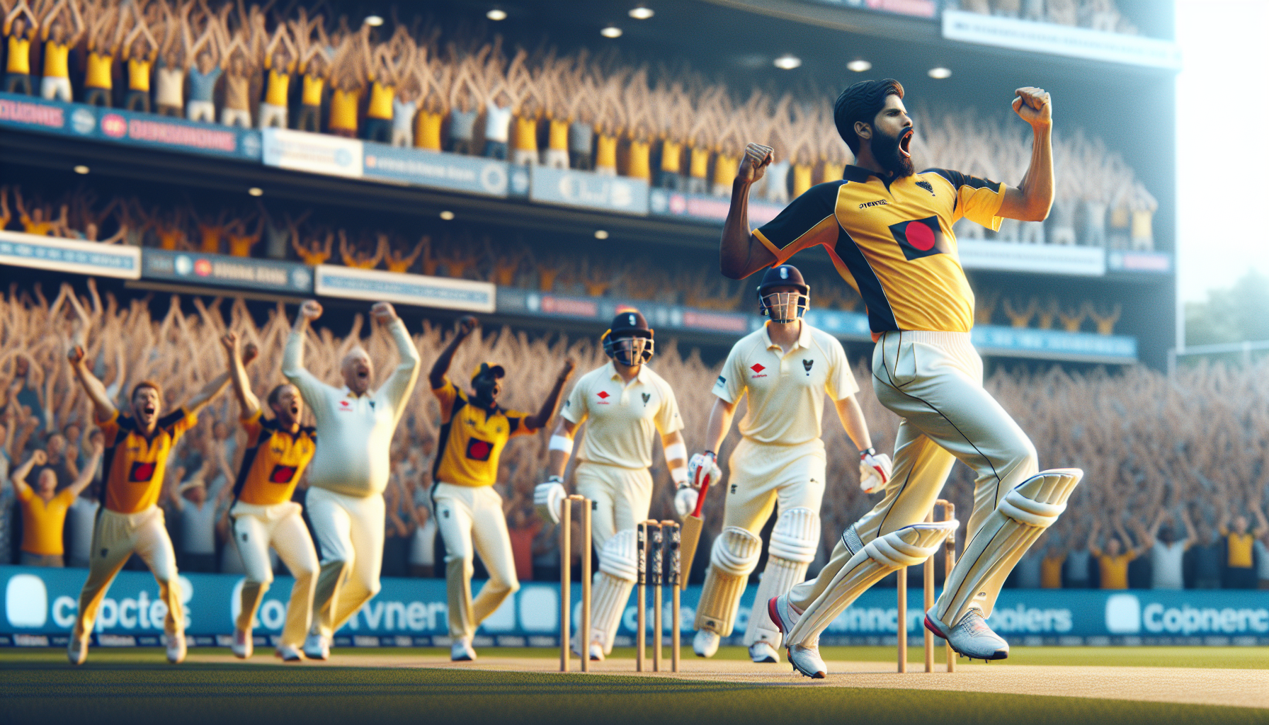 Cricket Enthusiasm Soars as Bowlers Steal the Show on Opening Day in Division Two Clash