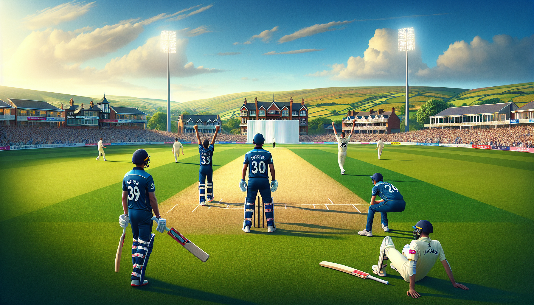 Derbyshire on the Brink of Triumph as Lancashire Falter