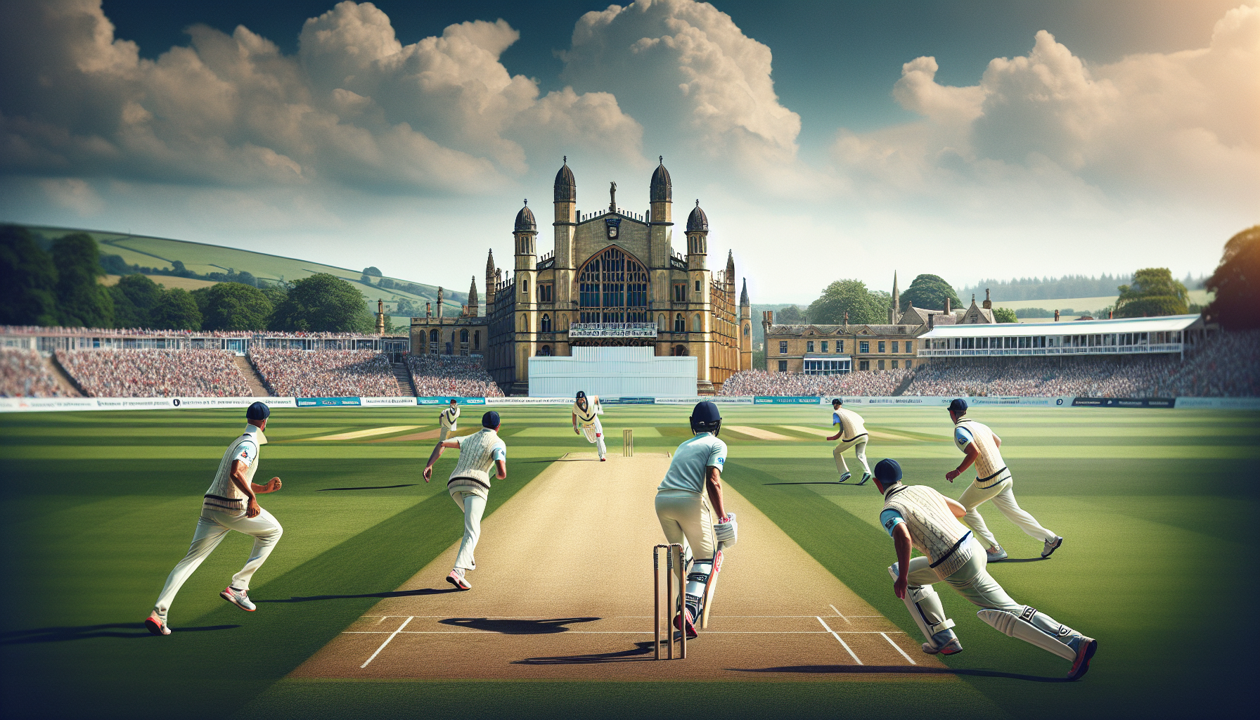 Leicestershire Falter in Chase as Essex Dominate in County Cricket Drama