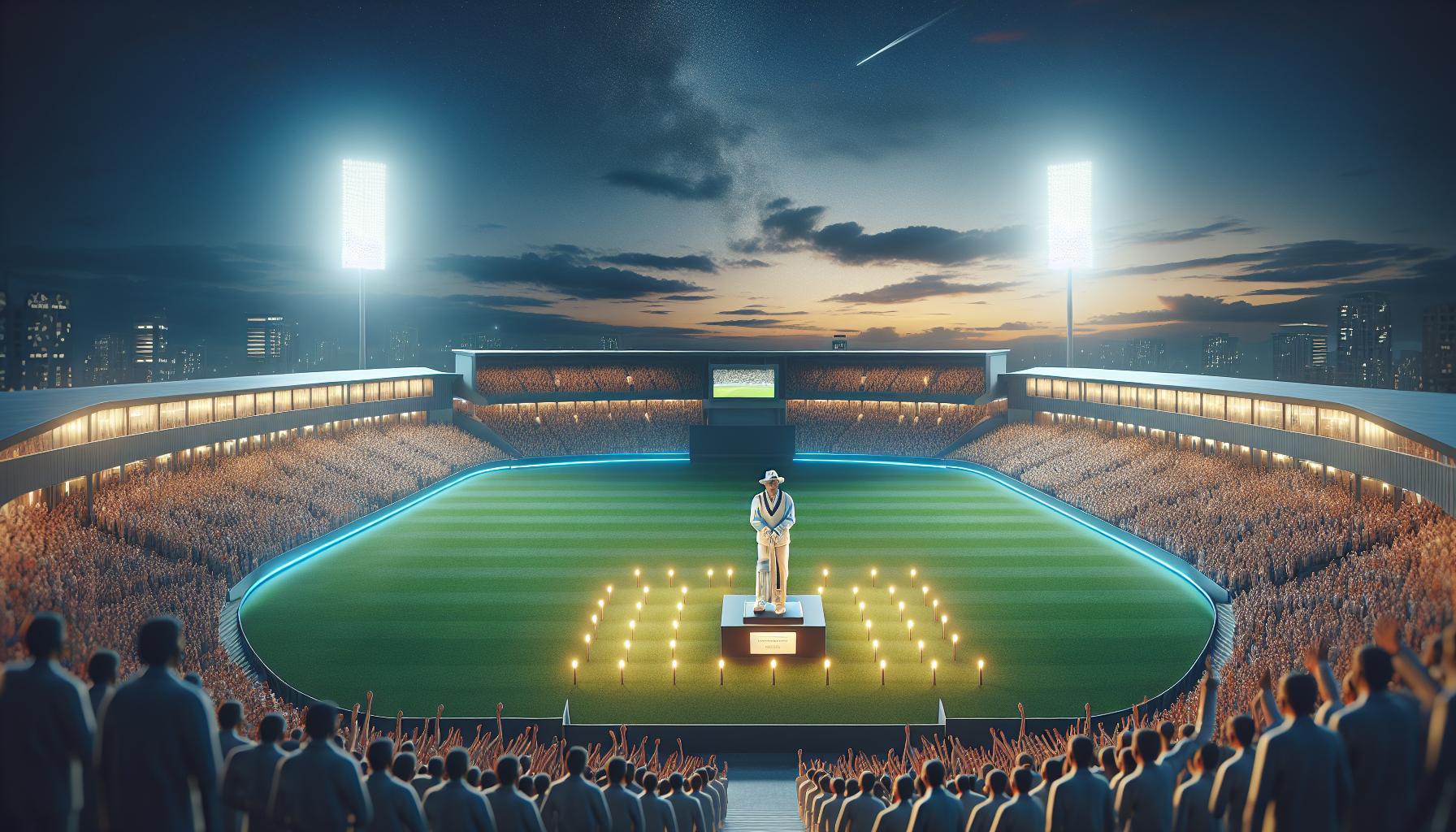 Ravi Shastri's Legacy Immortalized at Wankhede Stadium: A Night of Celebration