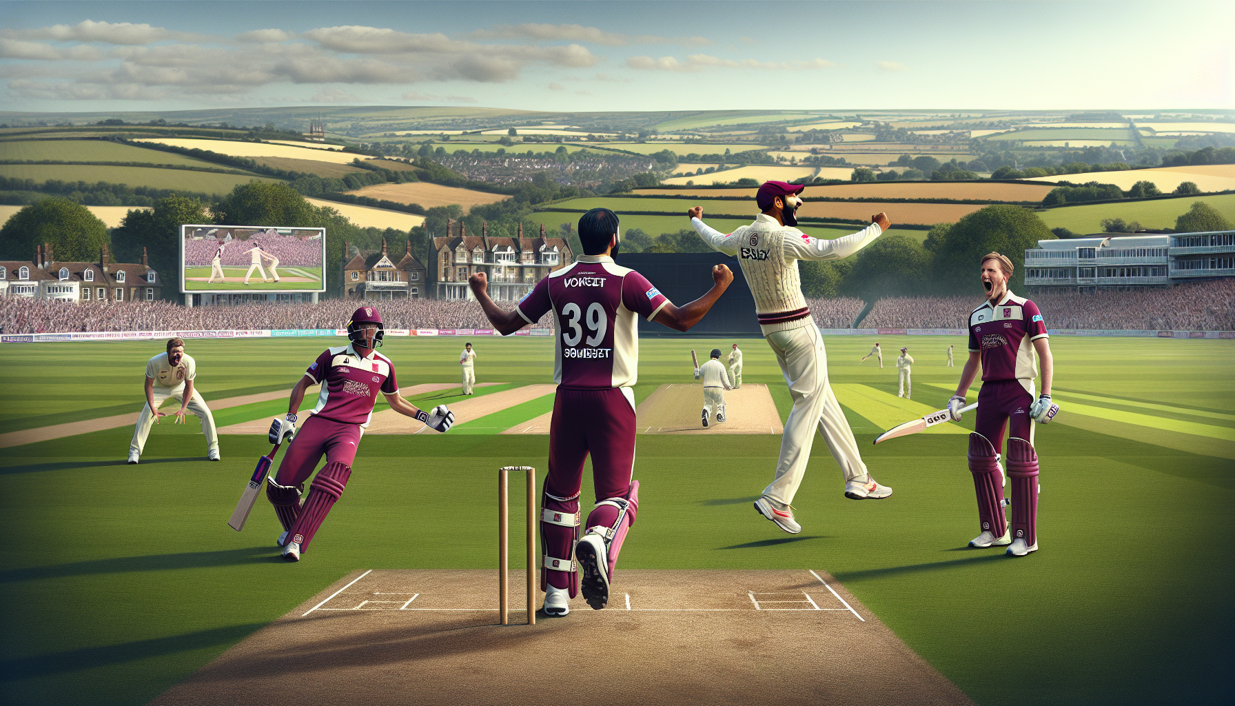 Somerset Seize Control as Essex Stumbles in County Clash