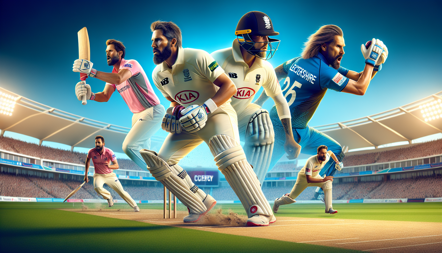 Surrey's Rising Stars Shine as Leicestershire Struggles in County Championship Clash