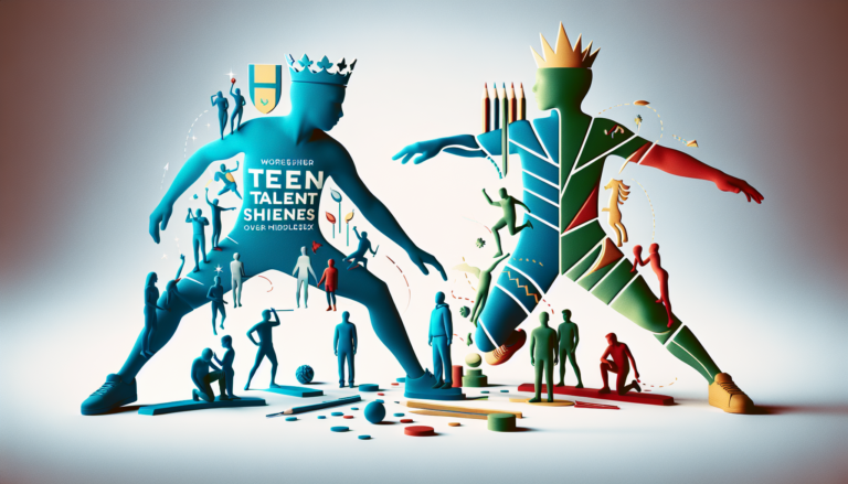 Teen Talent Shines as Worcestershire Strengthens Position Over Middlesex